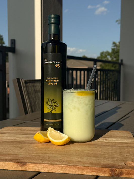 My Greek Orchard Olive Oil Lemonade